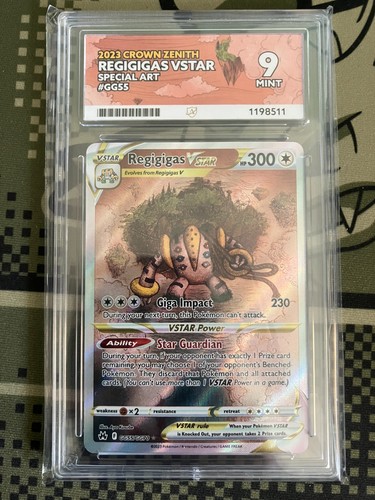 Regigigas VSTAR graded ACE 9 for sale on eBay