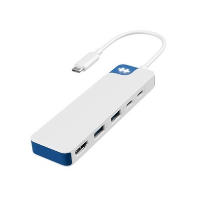 Hyper  HyperDrive Flex 5 Dockingstation USB-C Hub weiß/blau