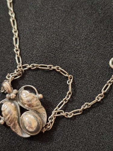 Georg Jensen Silver 925 Necklace Women's Accessories Pendant Heritage 1994 43cm - Picture 24 of 24
