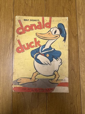 Donald Duck Walt Disney #978 1935 Whitman Story PB Comic Book