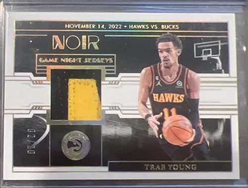 2023-24 Noir Trae Young  Game Night Jerseys  /20 Game Worn
