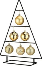 "16 Inch Ornament Display Stand Metal Xmas Decorative Tabletop Ornament Christma