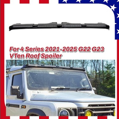For INEOS Grenadier 2023-2026 Glossy Black Roof Light Top Lamp Four Light Bars