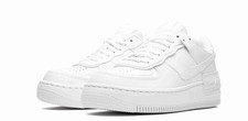 Nike Womens Air Force 1 Shadow Triple White CI0919-100 Women Size