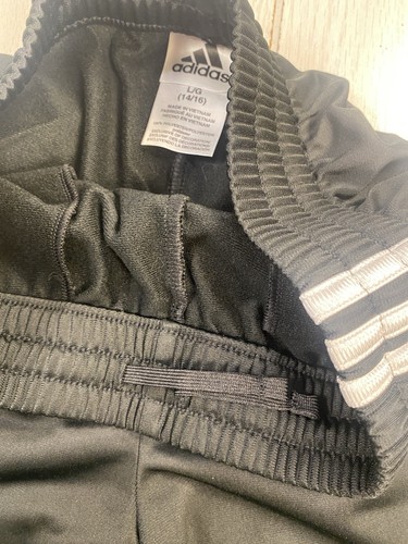 Adidas Youth Track Pants - Black - Size Large (14-16) - Picture 7 of 7