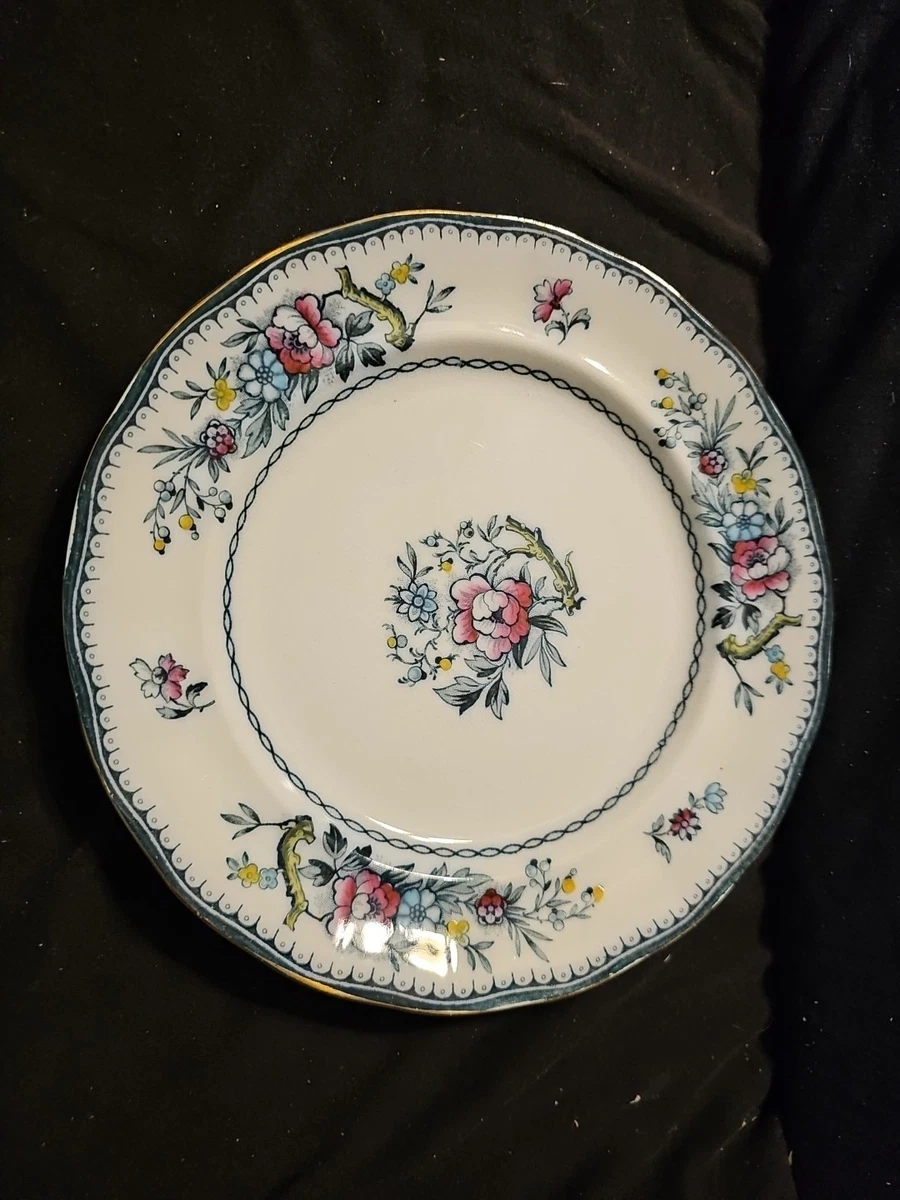 Burgess Leigh Flow Blue In Burleigh (Burgess & Leigh) China for