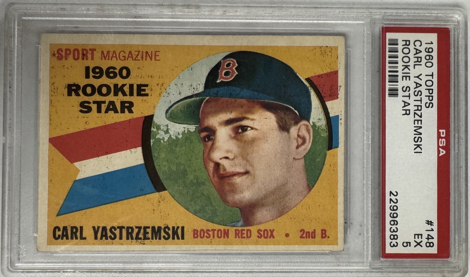 1960 TOPPS #148 CARL YASTRZEMSKI PSA 5 ROOKIE STAR 22996383