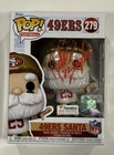 John Taylor Signed Inscribed 49ers Santa Funko Pop! #279 Schwartz COA