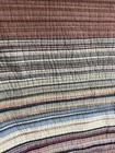 Martha Stewart Rustic Yarn-Dyed Stripe Cotton Patchwork Quilt 80x86 full   #149 — photo 2