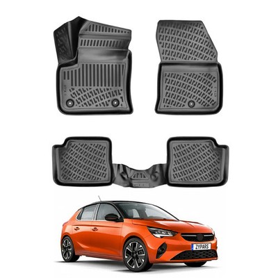 Floor Mats Liner for Opel Corsa F 2019-2026 TPE All Weather