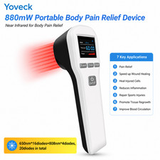 880mW Cold Laser Therapy Device 650nm 808nm for Sciatica Body Pain Relief