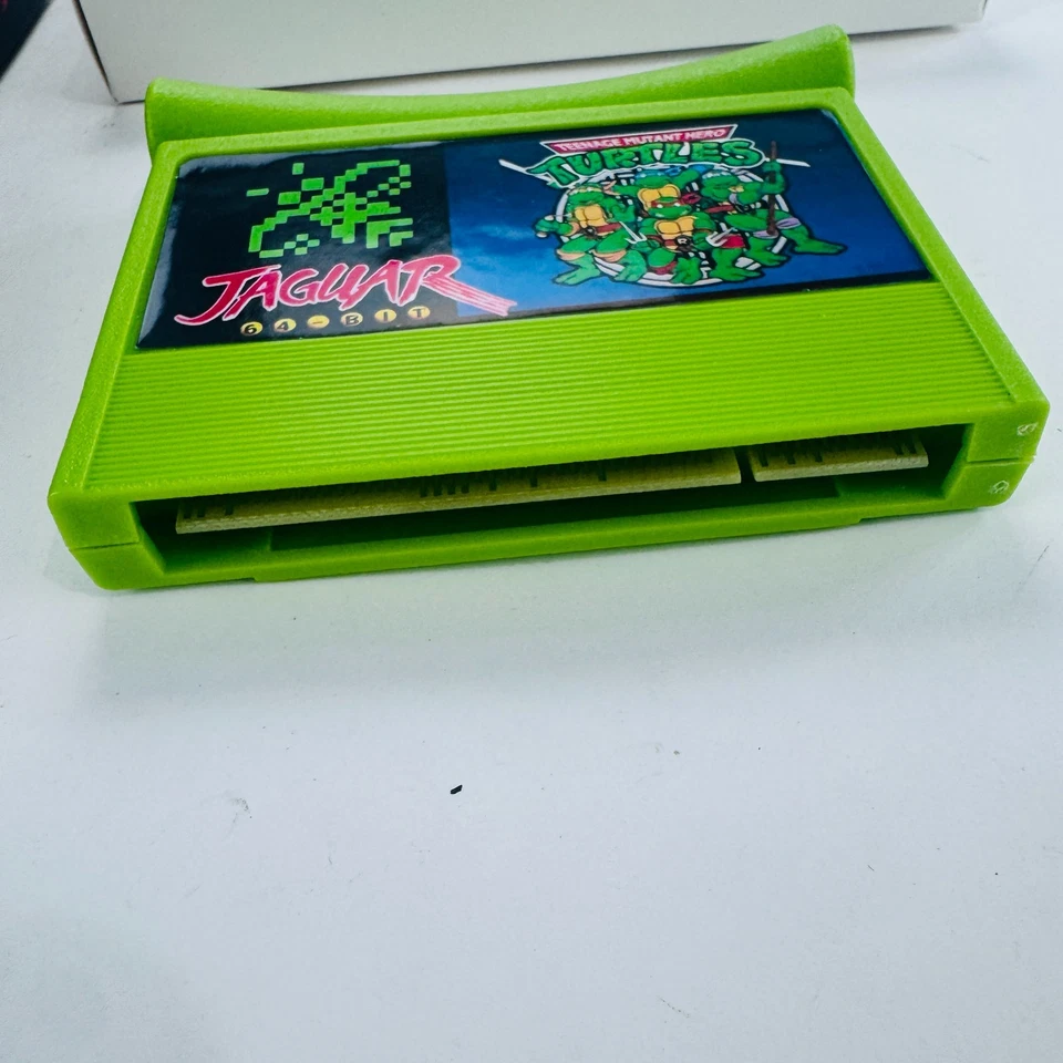 TMHT Teenage Mutant Hero Turtles Atari Jaguar Cartridge Boxed Very Rare TMNT - Image 4 of 4