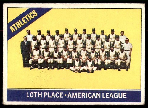 1966 Topps #492 Kansas City Athletics TC sehr guter Zustand