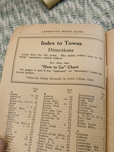 LANWITH'S MOTOR GUIDE 1925 PAMPLET Published Des Moines, Iowa - Picture 23 of 24
