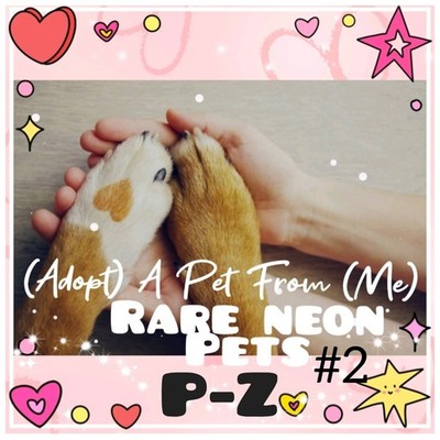 Rare  M3ga & N3on    Listing #2   Adopt (All Stuff) Today!   