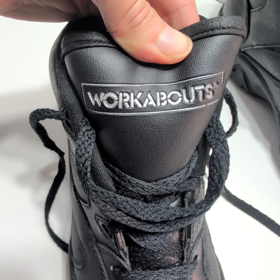 Workabouts Composite Toe Men's 6/Women's 7.5 Work Boots Black Lace Up - Image 2 of 4