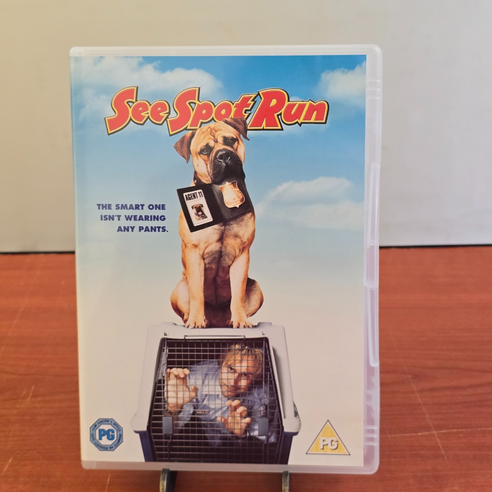 See Spot Run DVD (2002) David Arquette, Whitesell PAL Region 2 Cert PG Used