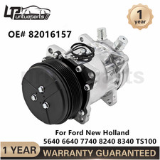 82016157 AC Compressor For Ford New Holland 5640 6640 7740 8240 8340 TS100