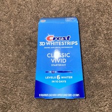 Crest 3D White Classic Vivid Whitestrips Dental Whitening Kit