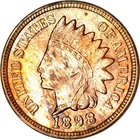 1898 1C Indian Head Cent UNC RB K18888