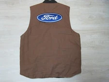 FORD LARGE CLOTH PATCH BACK SIZE BLUE IRON ON / SEW ON HOT ROD RACING! F150 F250