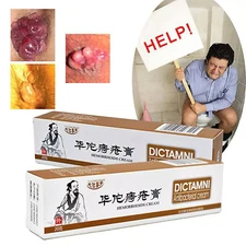 Hemorrhoids Remove Ointment Herbal Cream Relief Piles Pain Reduce Itching SALE