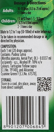Pudin Hara Drops 30ml (Pack of 4) Digestive Wellness Herbal Ayurvedic - Picture 4 of 6