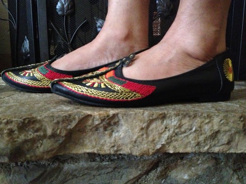 Zapatos decorativos negros para mujer Venus Steps talla 6,5M 6,5B tacón de 1/2 - Imagen 3 de 12