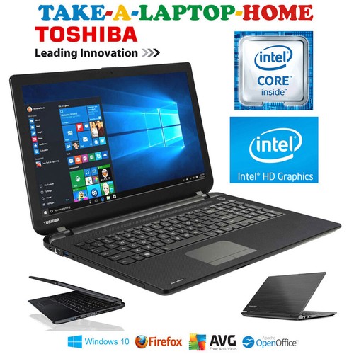 Toshiba Satellite Pro Laptop Windows10 Computer 15.6" Widescreen HDMI WiFi Cam