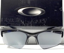NEW Oakley HALF JACKET 2.0 Shiny Black with Black Iridium Sunglass 9154-01
