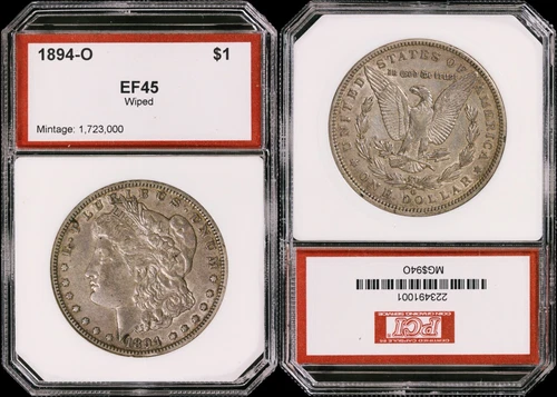 1894-O Morgan Silver Dollar - XF+ Details