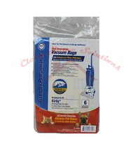 6 Universal Hepa Cloth Bags with Charcoal Kirby Vacuum F  Twist Style Models