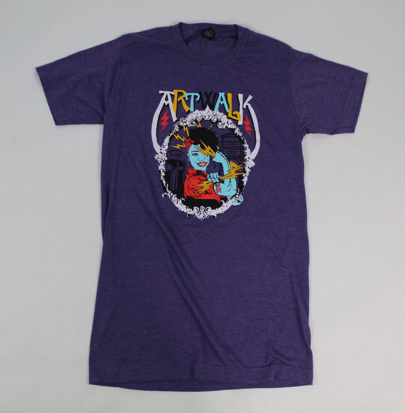 MAGIC CITY BIRMINGHAM ALABAMA ART WALK TSHIRT WOMENS SMALL PURPLE eBay