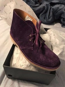 ovo x clarks purple suede desert boot size 10us 8819466807618 ebay clarks desert boots size