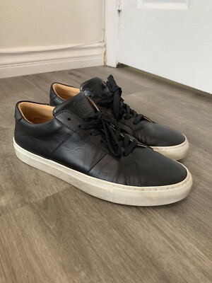 Greats Brooklyn men’s Black Sneakers size 11 Greats Brooklyn Royale 2.0 Black Leather Casual Sneakers  main image 3