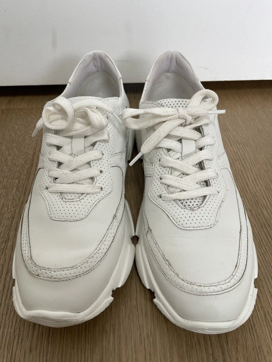Ladies white trainers size 6.5 sale