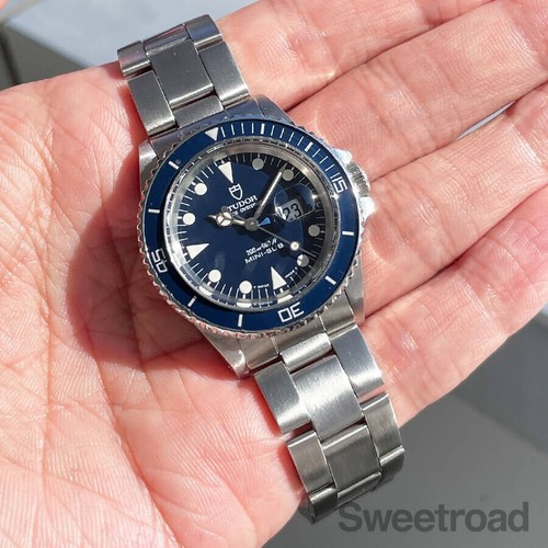 Tudor Mini Sub Ref.73090 1991s Cal.2671 Auto 33mm Date Black Dial Unisex watch - Picture 5 of 13