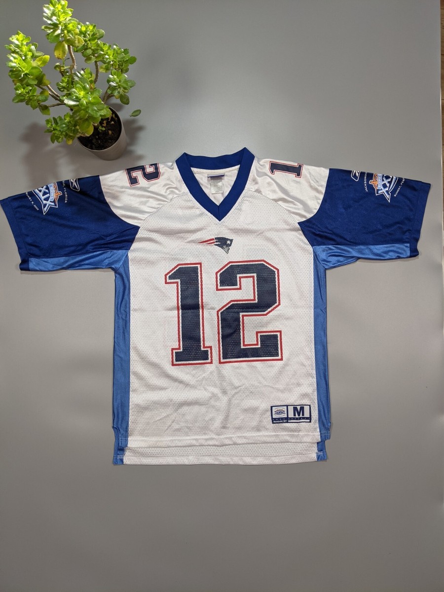Rare Rugby Football Jersey TOM BRADY 12 Super Bowl XXXLX Jersey