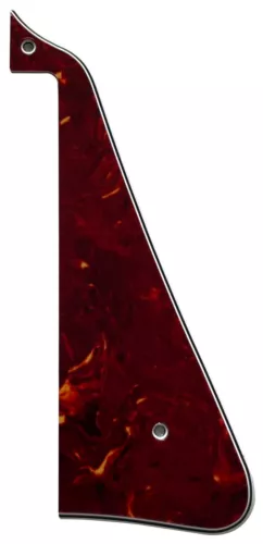 Guitar Pickguard For Gibson Les Paul LP 1978 3-Pickups Project,4ply Red Tortoise