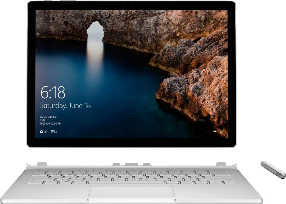 BRAND NEW Microsoft Surface Book 2 13" Intel i5 8GB 256GB Win10 Pro Silver - Image 4 of 4