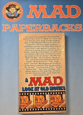MAD Magazine Paperback Book: A MAD LOOK AT OLD MOVIES 1974