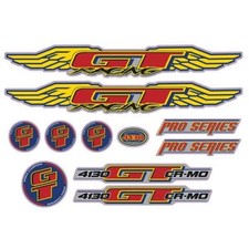 1998 GT BMX - Pro Series - Chrome decal set
