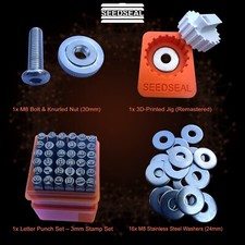 SEEDSEAL Jig for Crypto Steel Backup ? Bitcoin Seed Phrase Cold Wallet Kit