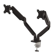 Fellowes Platinum Dual Monitor Arm Up to 27 inch 8042501 with USB on base