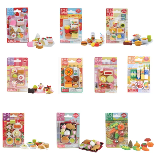 IWAKO Japanese Puzzle Eraser Novelty Rubbers Blister Set - Food Collections - Image 2 of 2