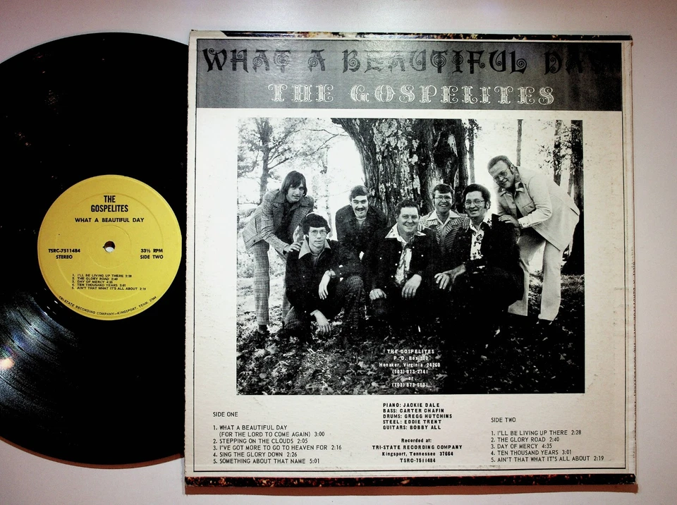 The Gospelites What A Beautiful Day Gospel Christian Vinyl LP Record VG+ Foto 2 de 4