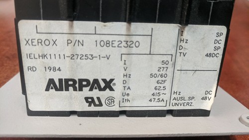 AIRPAX XEROX P/N 108E2320 4-POLE BREAKER GOOD CONDITION Free Shipping!! - Picture 5 of 6