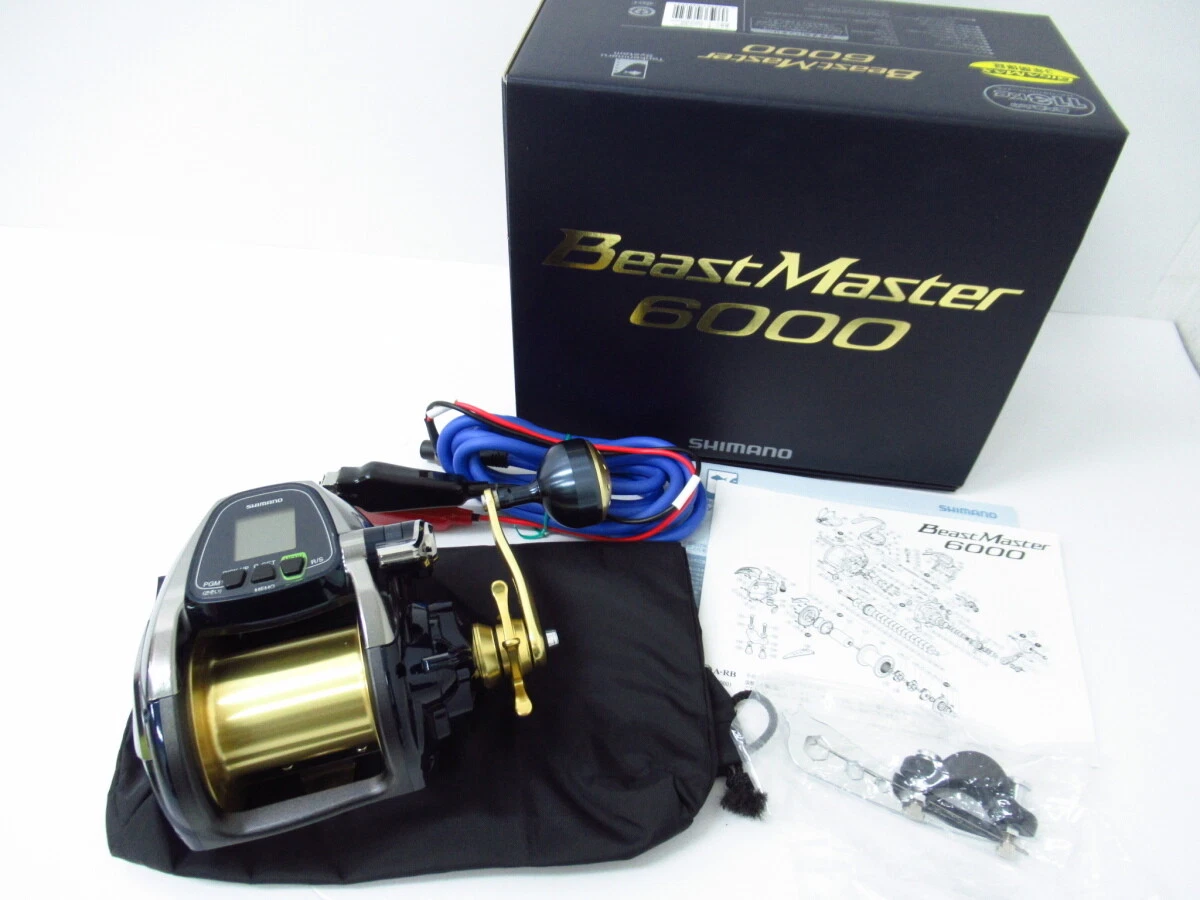 SHIMANO Beast Master 6000 6000 Big Game Electric Reel Used with Box F/S