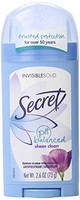 Secret Anti-perspirant Deodorant Invisible Solid Sheer Clean 2.60 Oz Each on sale Secret Anti-perspirant Deodorant Invisible Solid Sheer Clean 2.60 Oz Each on sale