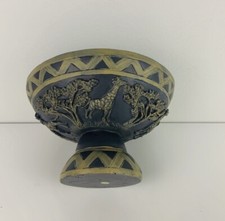 Brand New Navy Blue  Taupe Safari Themed Soap Dish